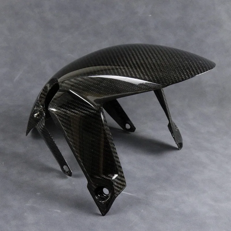 Motorcycle accessories modified carbon fiber front fender splash-proof plate shell