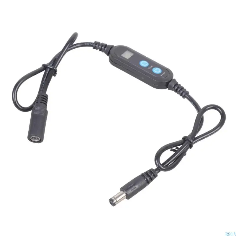 R91A Programmable Power Control Line 5.5x2.5mm Outlet With 24 Hours Timing For Ceiling Admirers Water Pumps