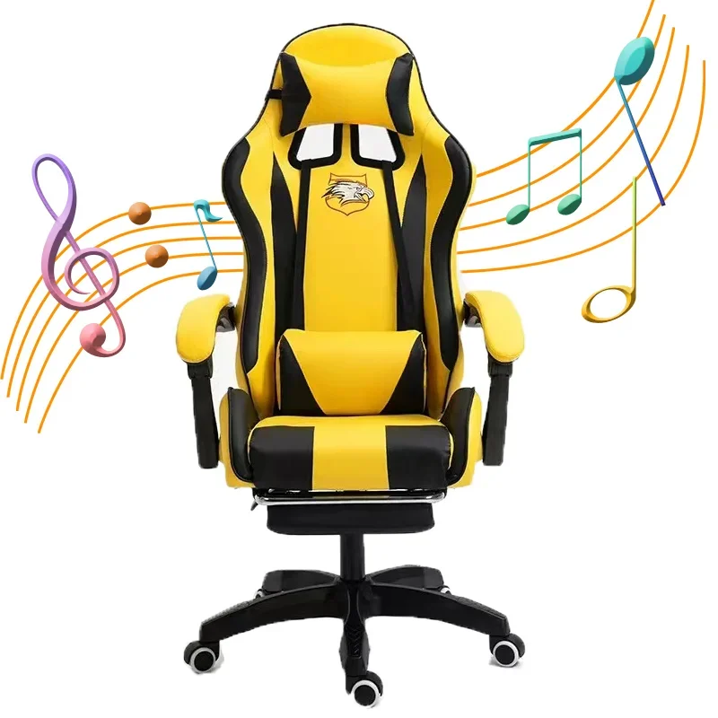 PU leather office swivel chair lift bedroom furniture fashion sillas gamer chair