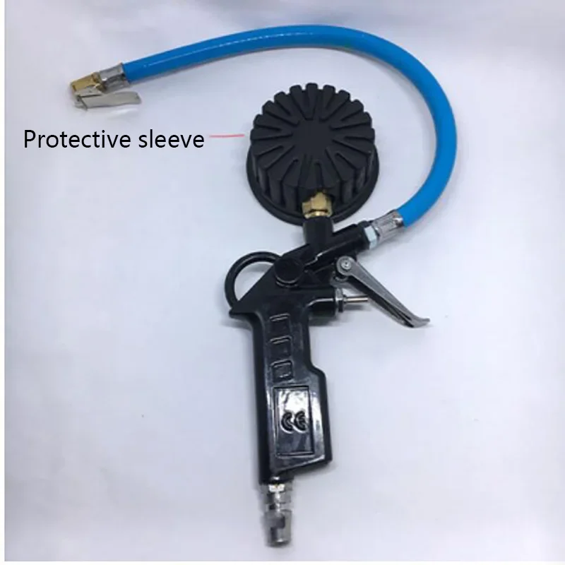 Oil Immersed Anti-Seismic Tire Pressure Gauge Inflating Gun Gauge With Oil Tire Gauge Tire Monitor