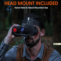 GTMEDIA N4 Night Vision Binoculars 300M 5X Optical Full Dark 850nm Infrared LED 1080P Video IPX6 Waterproof Outdoor Night Vision