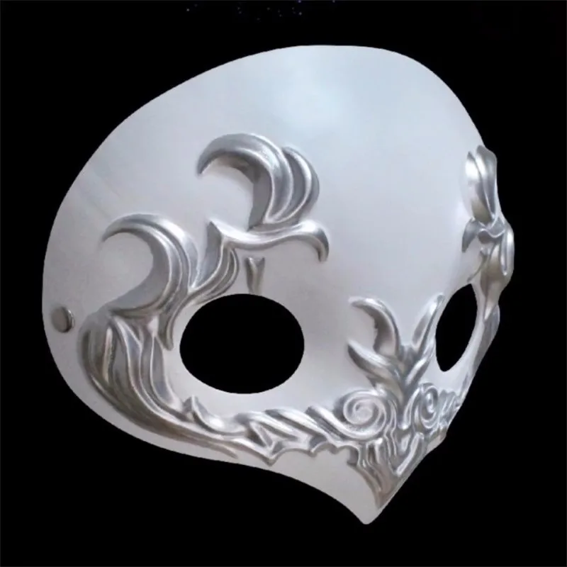 Vignes Mask Cosplay Game Final Fantasy XIV Role Resin Half Face Helmet Adult Unisex Headwear Halloween Masquerade Party Costume