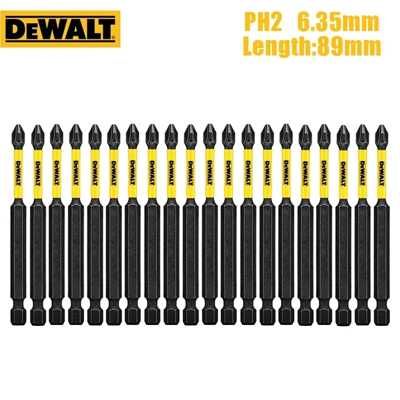 DEWALT PH2 Phillips taladro rotativo de impacto, accesorios de herramientas eléctricas originales de 89mm, electricistas, carpinteros, cabezal de lote específico