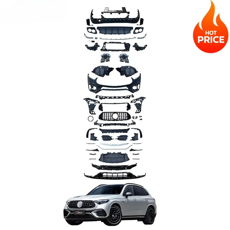 

Car Bumper for Mercedes Benz GLC X254 2023-2024 | GLC43 Body Kit | Front/Rear Bumper/Grille/Fender Flare | Limited Offer