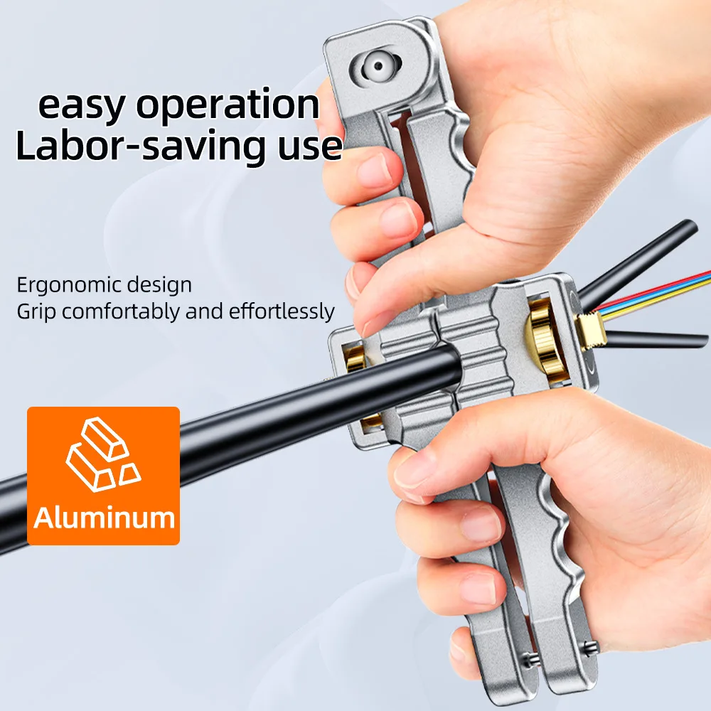 10-25mm Longitudinal Opening Knife Fiber Optic Tools SI-01 Cable Cutter Longitudinal Sheath Slitter Fiber Optical Cable Stripper