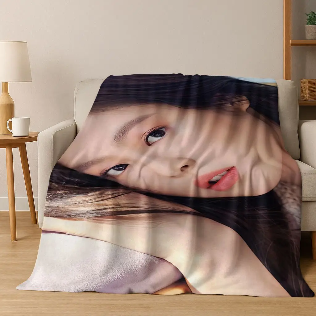 ثلاثية الأبعاد جيني كيم Kpop B-أسود الوردي المغني ستار الفانيلا بطانية لينة رمي بطانية للسرير غرفة نوم غرفة المعيشة السفر نزهة هدية #6