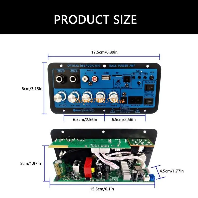K1AA D60 اللاسلكي اللوحة المضخم