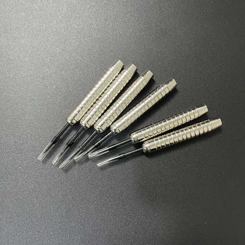 

12 pcs uniquely shaped dart pins, 20g / 0.7-ounce iron material, electroplated dart accessories, black steel tips
