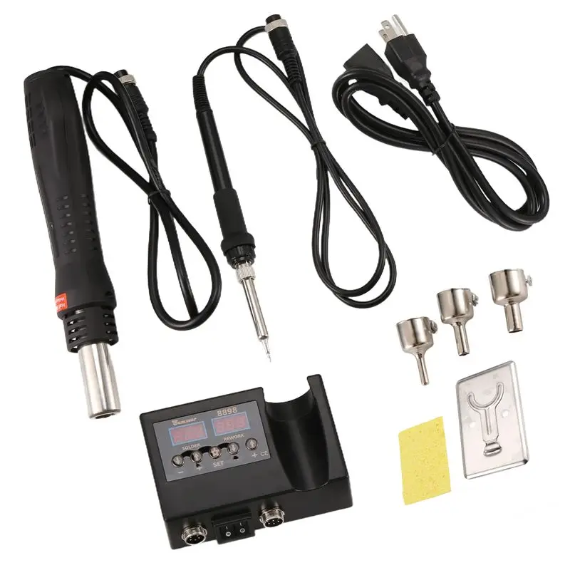 station-de-soudage-2-en-1-n04r-8898-avec-affichage-numerique-fer-a-souder-electrique-et-outils-de-reparation-a-air-chaud