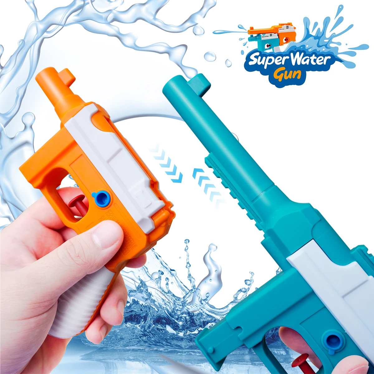 Mauser – pistolet à eau détachable 2 en 1, jouet d'été pour piscine de plage en plein air avec compartiment de rangement secret, cadeau de fête d'anniversaire pour enfants