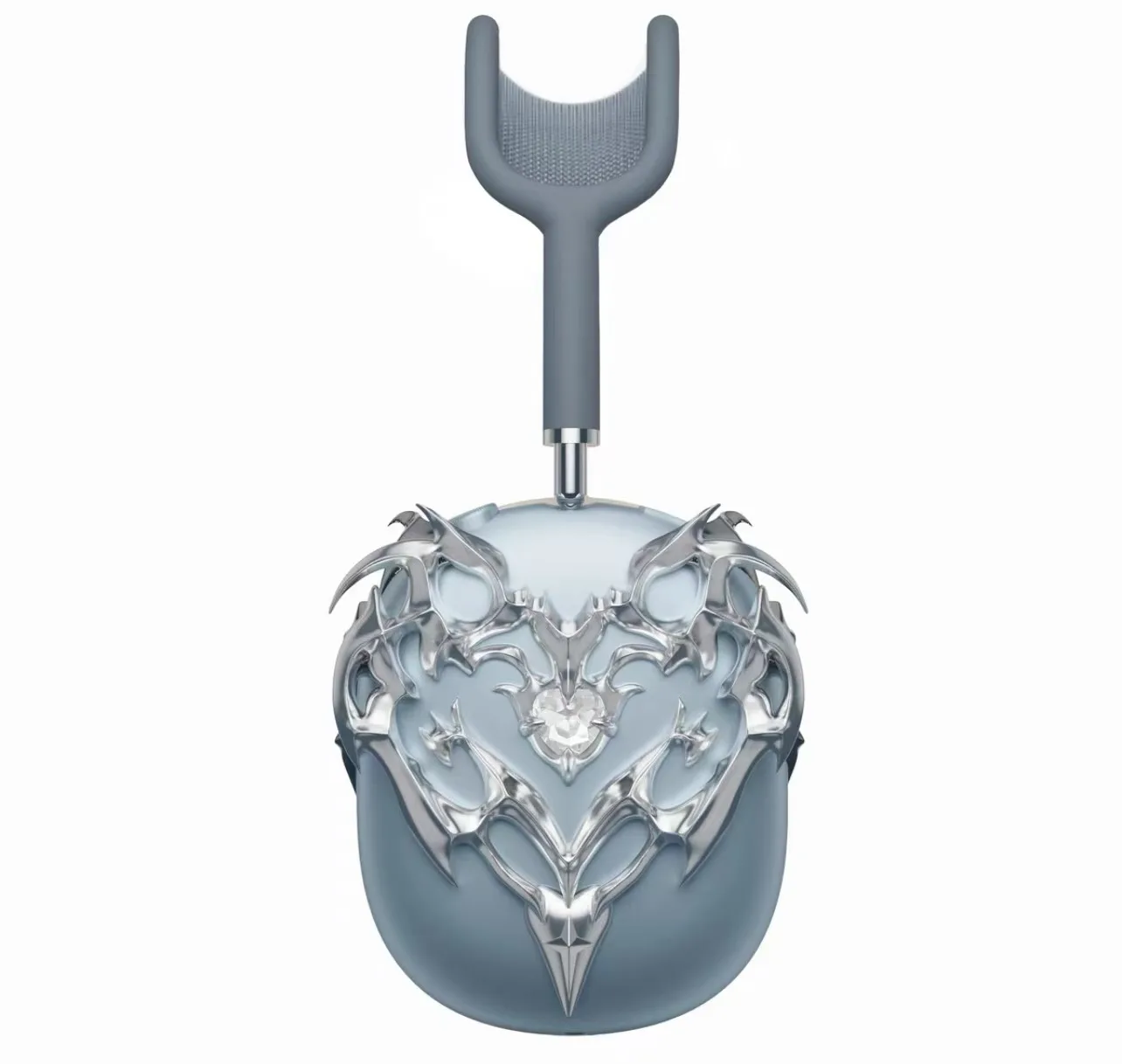 Diseño Original adecuado para funda para auriculares Airpods Max, funda protectora de espejo galvanizado con incrustaciones de amor