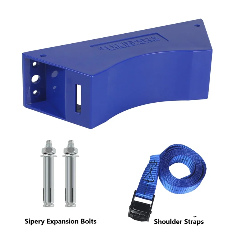 ABKO-Supporto per serbatoio di propano Supporto per serbatoio di propano Supporto per bombola di gas Staffa montata a parete con viti e fascia di sicurezza
