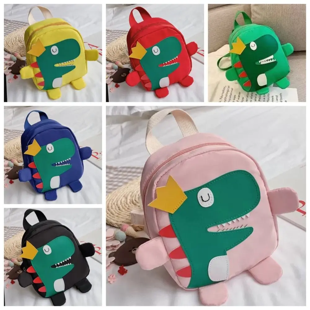 Mochila de dinosaurio para chico al aire libre, mochila ligera resistente al desgaste para niños pequeños, bolso de hombro, mochila para bebé de dibujos animados para niñas