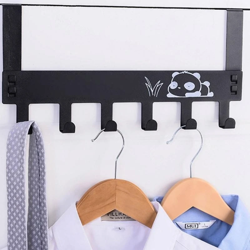  White Modern Door Hook Damage Proof Wall Mounted Storage Solution Practical