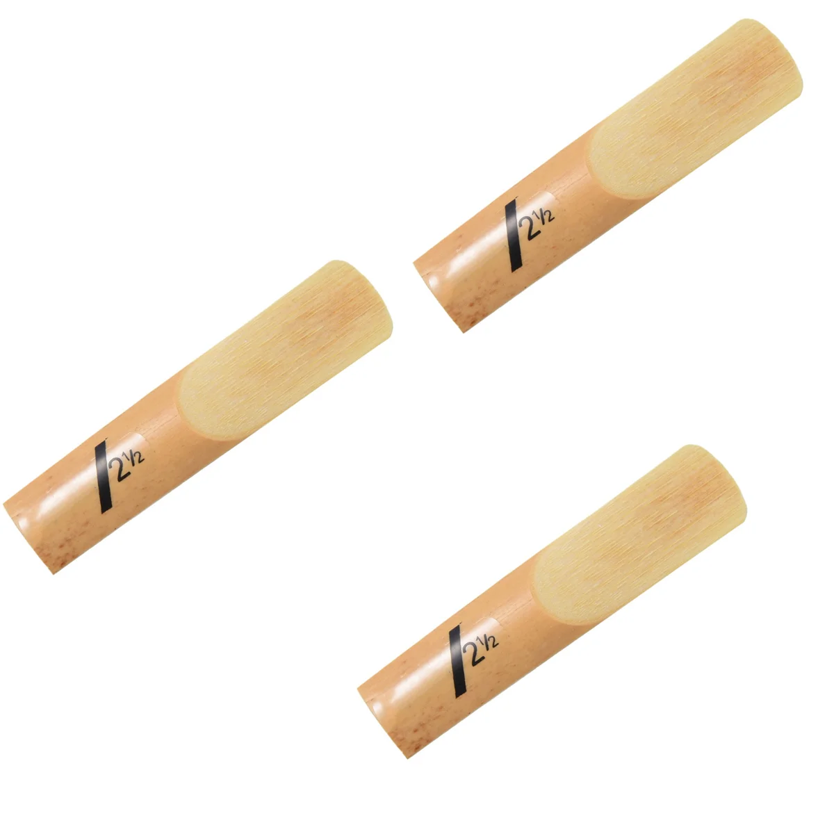 A71P 30 Uds cañas para clarinete fuerza 2,5 2-1/2 piezas y accesorios de instrumentos de viento de madera de bambú