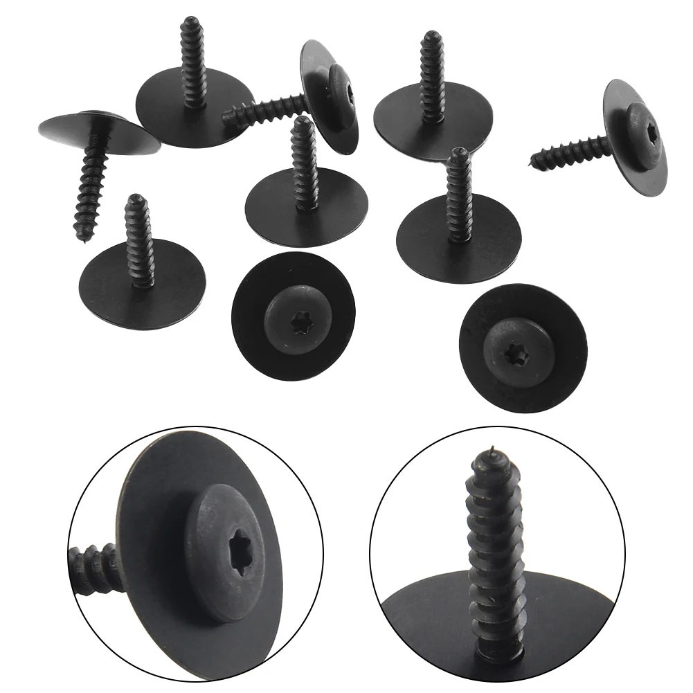 

Car Clip Screw Brand New High Quality Metal 10pcs/set 11570637 Auto Black Car Fasteners Clips Interior Accessories