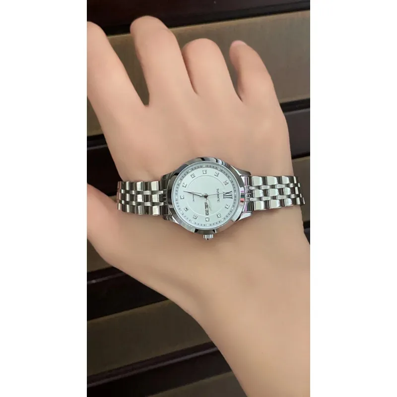 ⚡50% OFF⚡SUNMATE Hot Sale Women's Mechanical Watch Fashion White Diamond Dial Waterproof Women's Gift High-end Luxury Watch