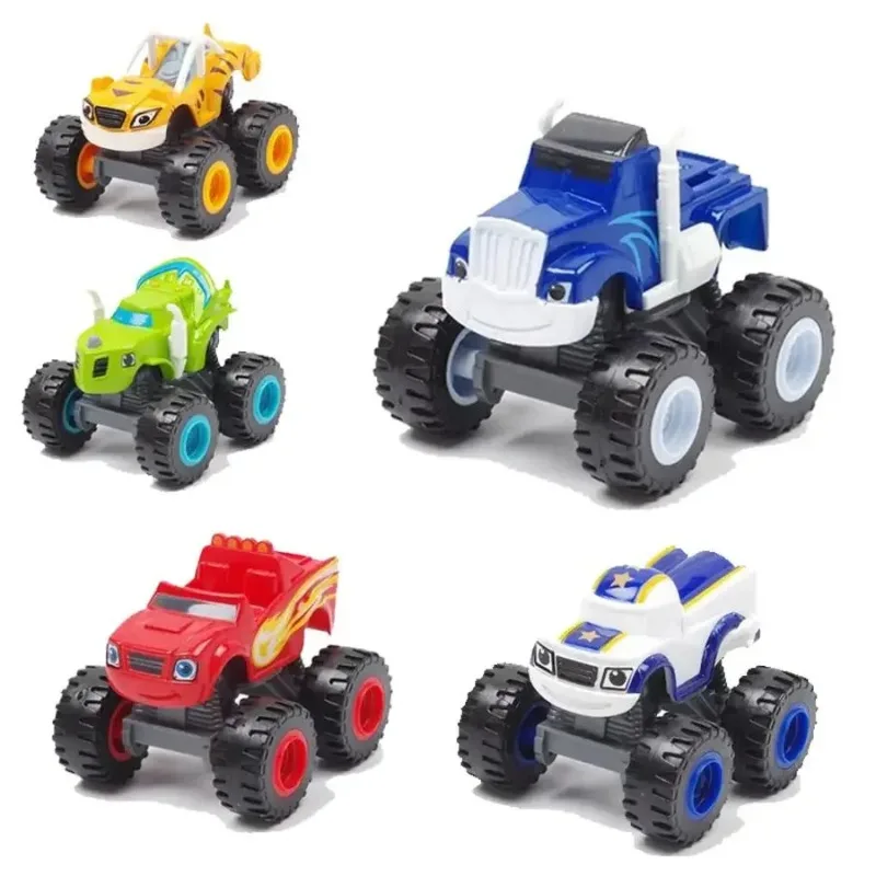 Flame and Machine Monster Car Toys Russian Crusher Truck Vehicles Figure Blaze Toy Blaze The Monster Machines Birthday Gifts