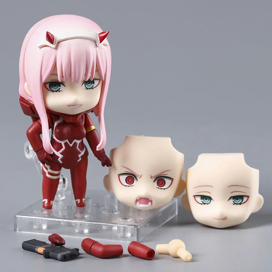 Zero Two 02 Pilot Suit Ver. 2408 Assemble Change Face Action Figure Doll Toy Gift