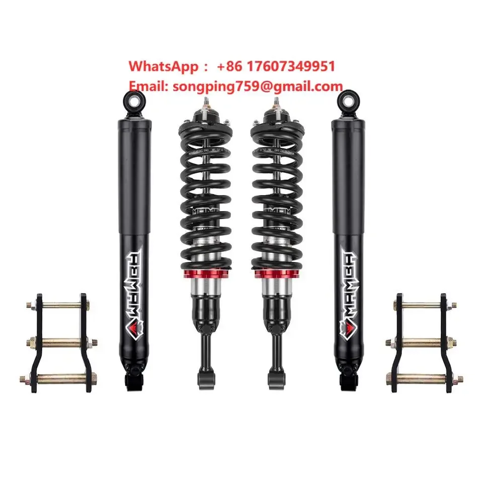 For Great Wall Power Poer Cannon Leaf Springs Foam Cell Adjustable Shock Absorbers 2 Inches Lift Suspension Kit