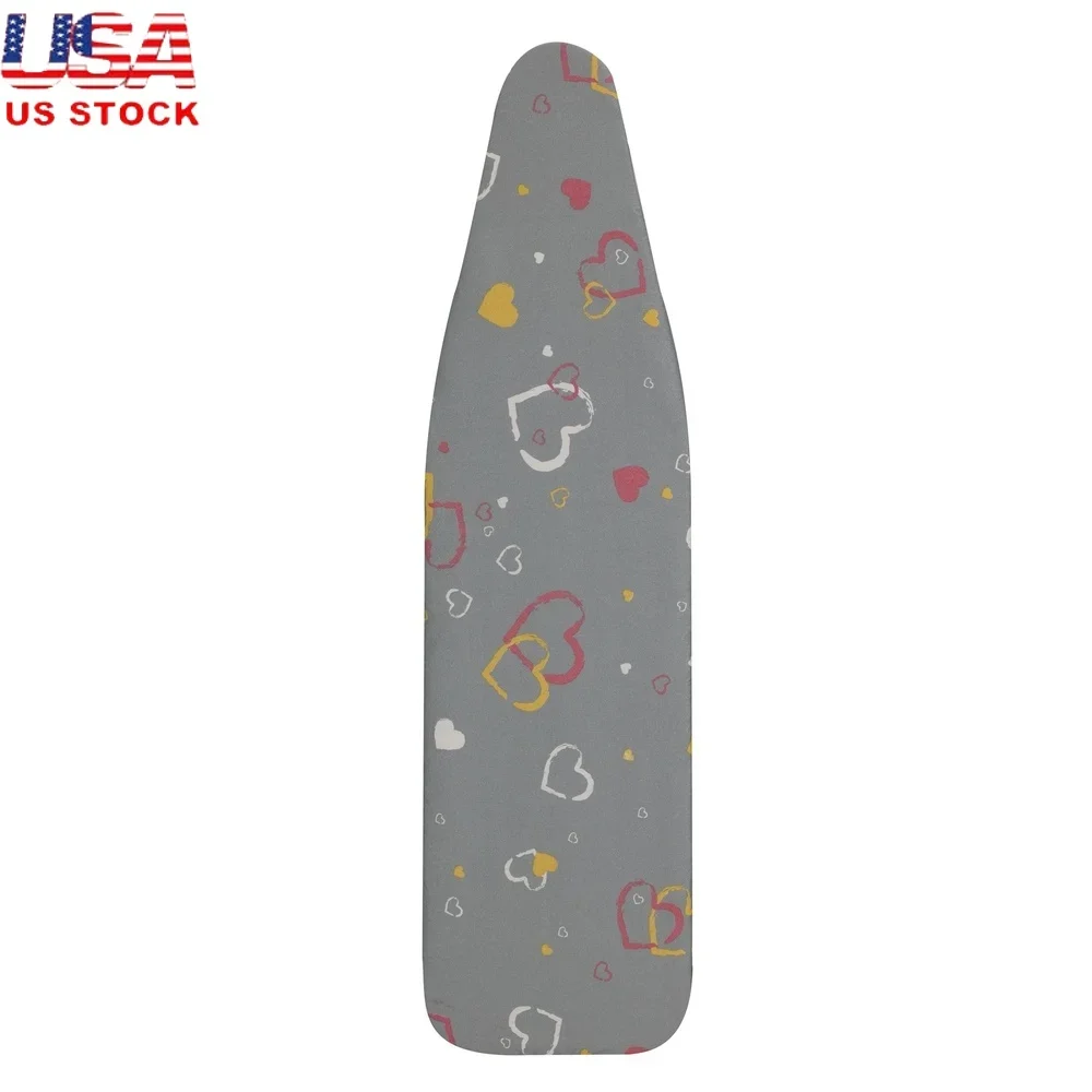 

Ультра гладильная доска, накладка с принтом сердечек, блестящая отделка, термостойкая, экологически чистая, устойчивая к пятнам, устойчивая к царапинам, волокнистая подушка толщиной 6 мм