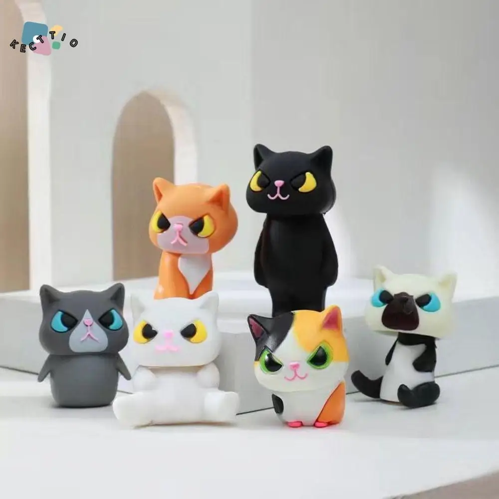 

Disguised As Cats Camouflage Animals Ornaments PVC Hand-made Animals Miniatures Cute Cartoon Cat Figurines