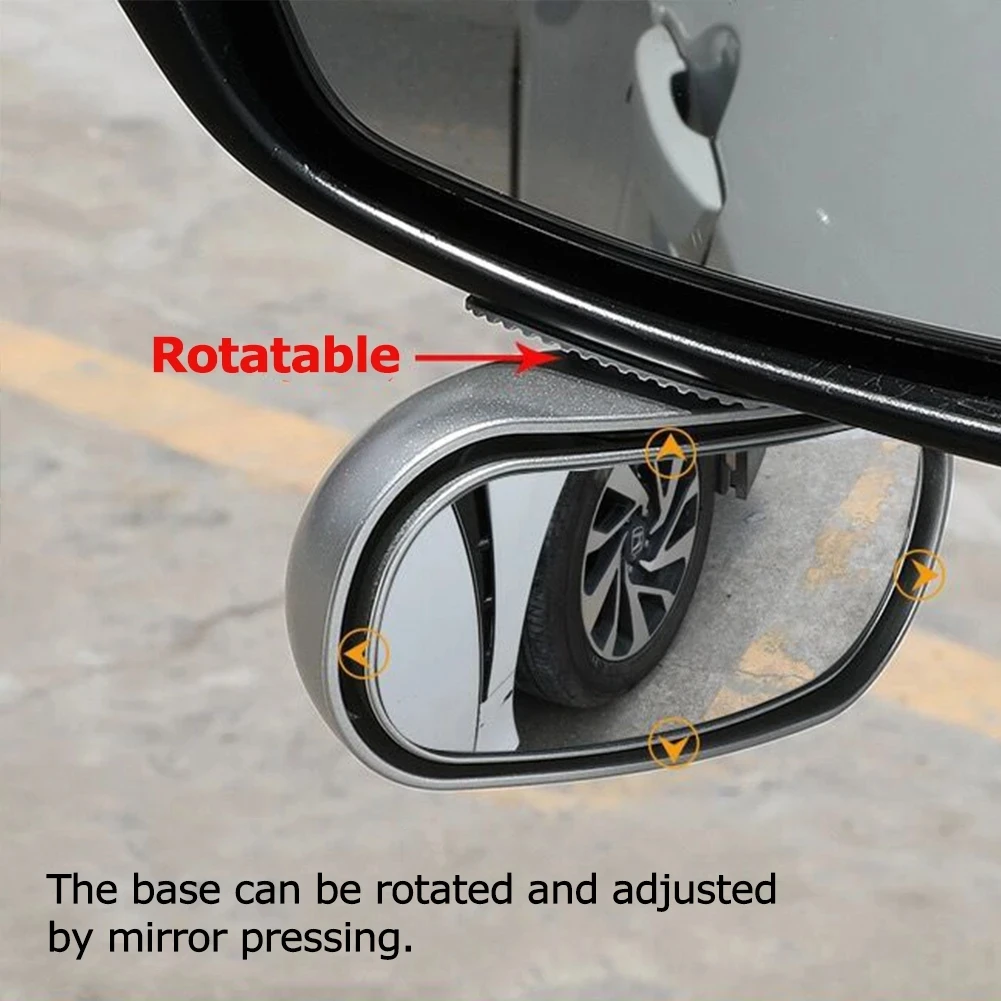 Car Rear View Mirror Blind Spot Mirrors Waterproof 360 Degree Wide Anger Parking Assitant Auto Rearview Safety