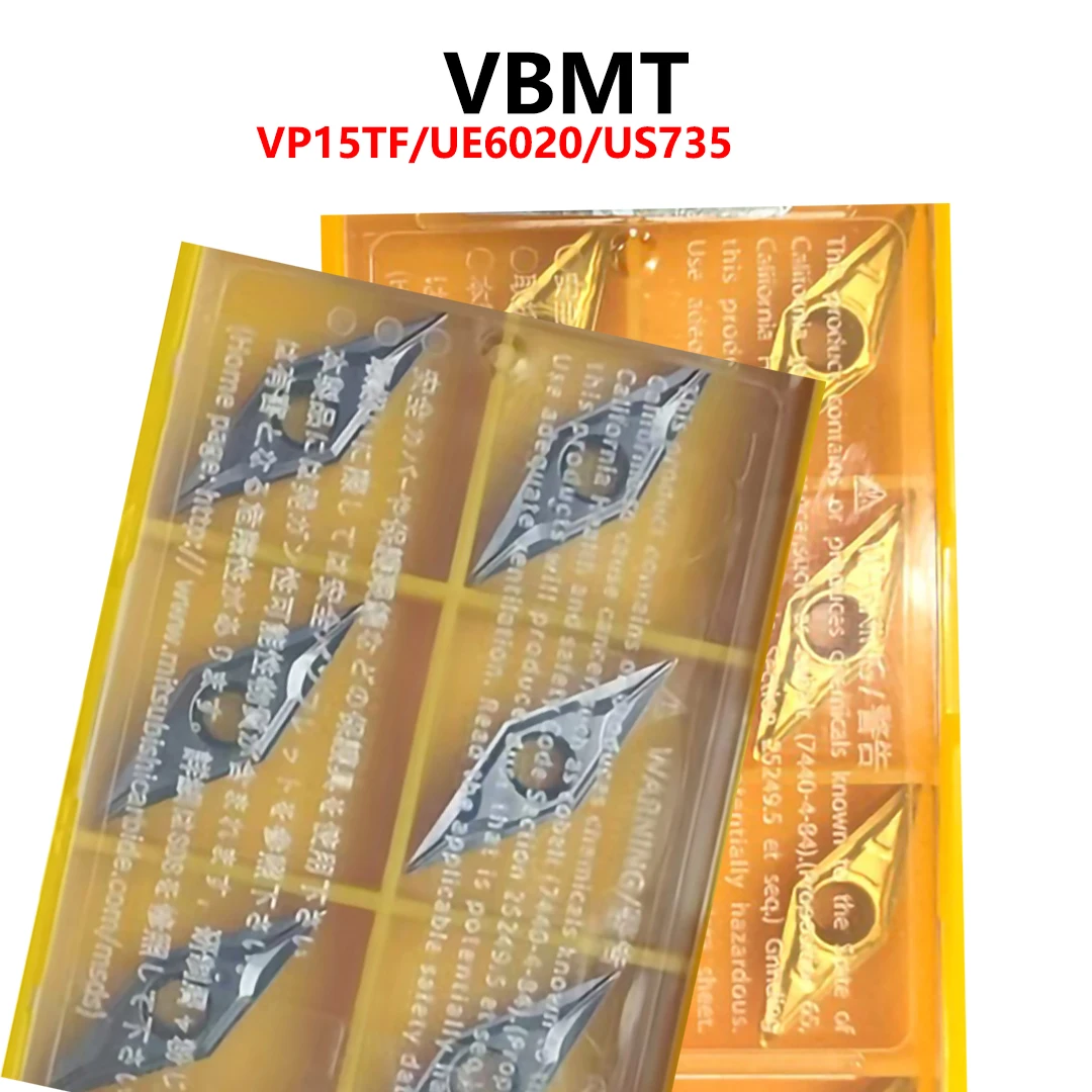 

Original VBMT110302 VBMT110304 VBMT160404 VBMT160408 FM MV MK VP15TF UE6020 NX2525 Carbide Inserts Tools Holder Blades VBMT 1604
