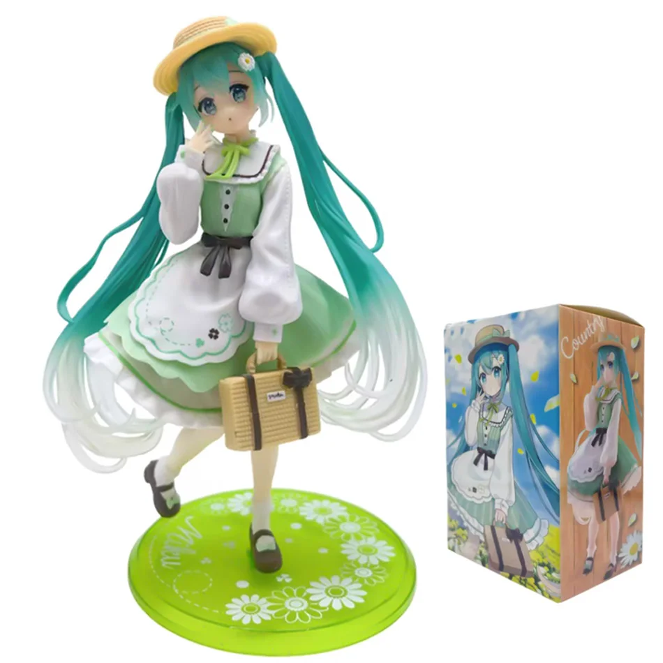 Anime Hatsune Miku pequeño diablo mapache Cinnamoroll Kawaii Hada espejo Bella Durmiente figura de acción PVC modelo muñeca juguete regalos