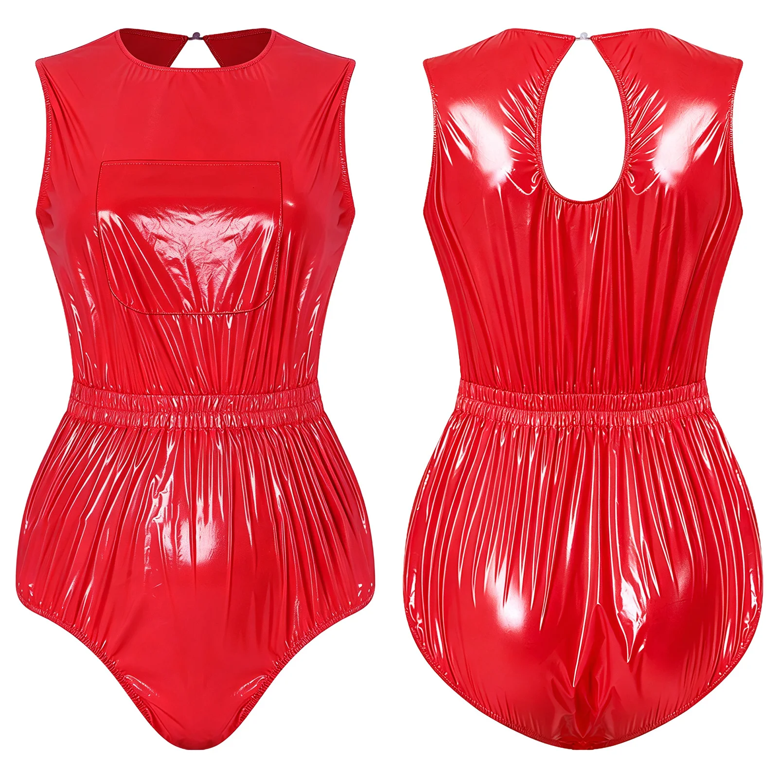 Women Waterproof Leak-proof Diaper Cover Bodysuit Swimwear Special Needs Adaptive Clothing for Elderly Alzheimer Bedridden