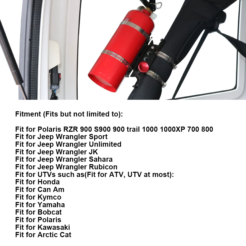 Extinguisher Mount Bracket Adjustable Fit for  Sport/ JK/   Extinguisher Bottle  Extinguisher Holder - view 4
