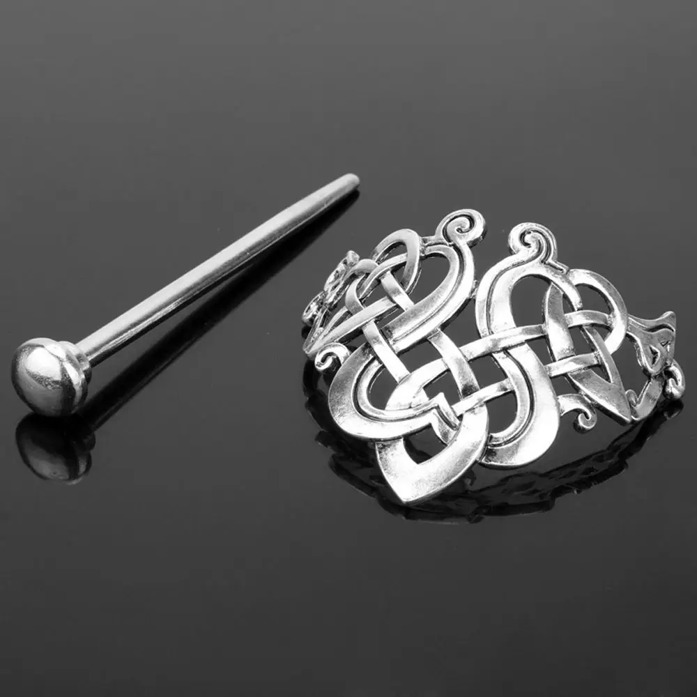 الدعائم النمط الصيني إكسسوارات الشعر جوهرة النمط القديم تاج الشعر تصفيفة الشعر تصميم أداة Hanfu دبوس الشعر عقدة سلتيك عصا الشعر #4