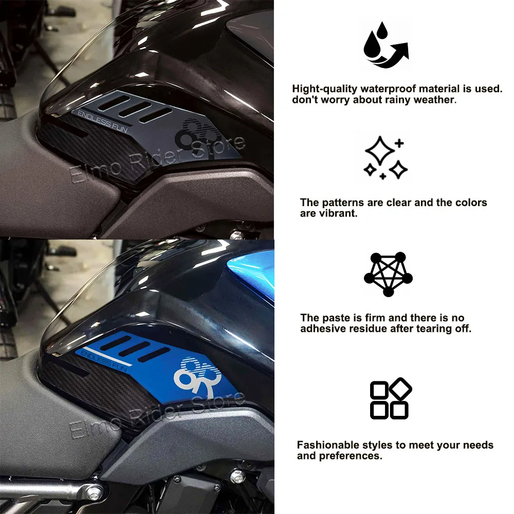 Motorcycle 3D Resin Protection Stickers Kit Waterproof Anti-scratch Protector for Suzuki GSX 8R 2024