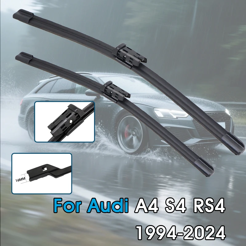

Car Wiper Blades For Audi A4 B5 B6 B7 B8 B9 S4 RS4 1994-2024 Windshield Windscreen Front Window Blades Car Accessories