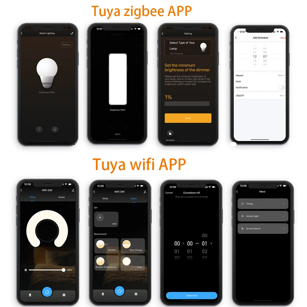 220 فولت 230 فولت زيجبي 3.0 تويا واي فاي LED تحكم COB 3528 لون واحد LED شريط مرن باهتة عكس الضوء ل أليكسا جوجل الاتحاد الأوروبي التوصيل #4