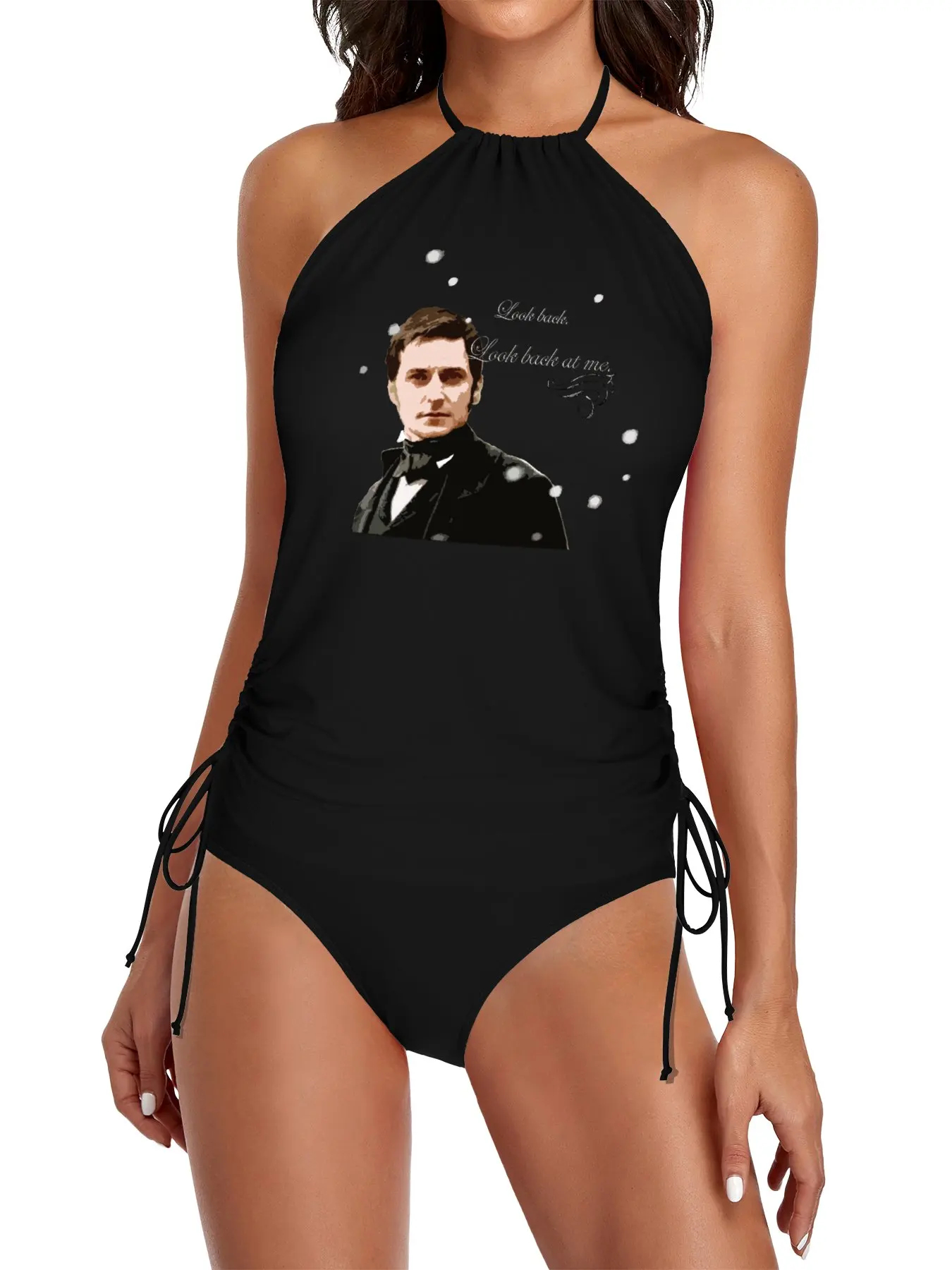

North and South quote_Mr Thornton_ Look Back at me. Split Swimsuit Set bikinis for women women's swimsuit 2025 new