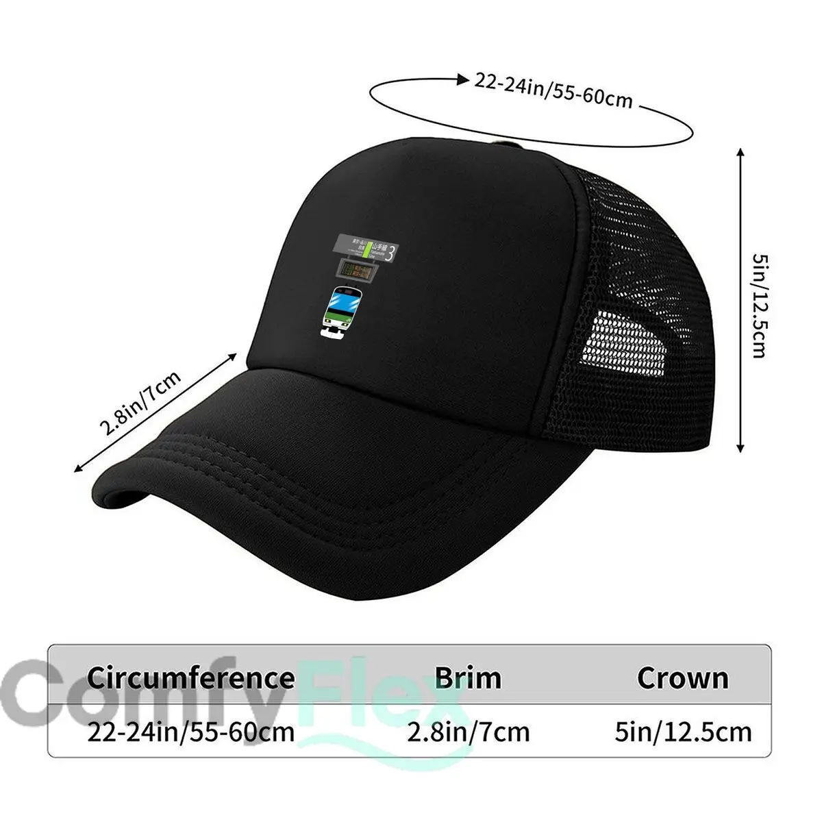 Train Sign Sparks Travel Tale Mesh Baseball Cap For Womens Unisex Female Beach Dad Hat Hip Hop Snapback Cap
