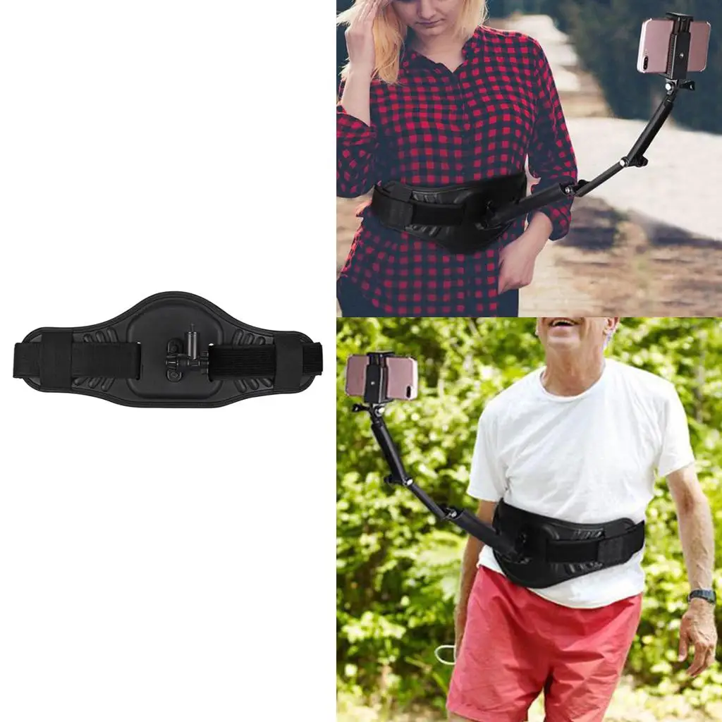 Outdoor Camera Back Belt Waistband Mount Bracket Strap for