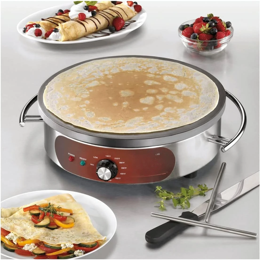 WSC165BX Crêpes-Maker, 208 V, Edelstahl, Silber