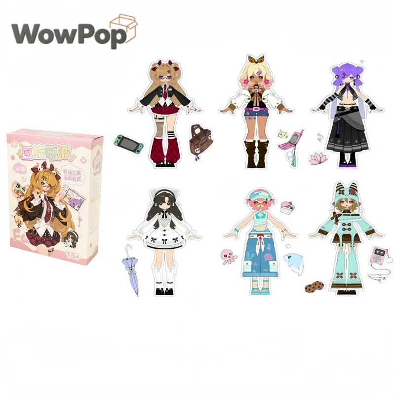 Genuine Spinning Radio Wave Series Special 1/6 Action Figure Bjd Blind Box Limited Hang Card Doll Model Ornament Collect Gift