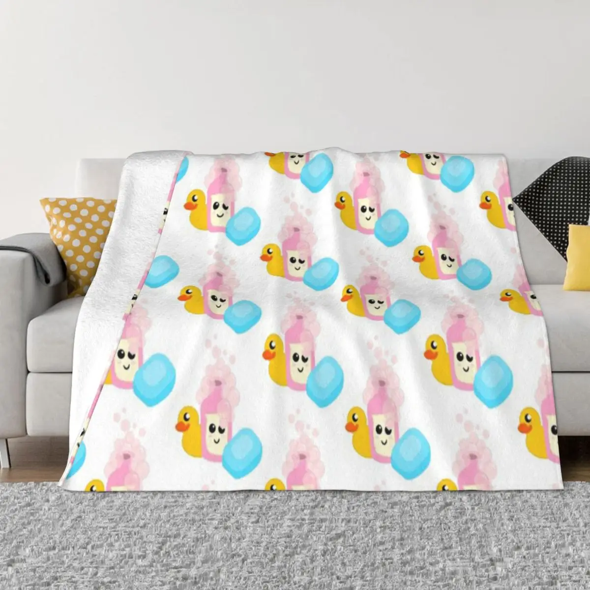 Ультрамягкое одеяло из микрофлиса Bubblebath