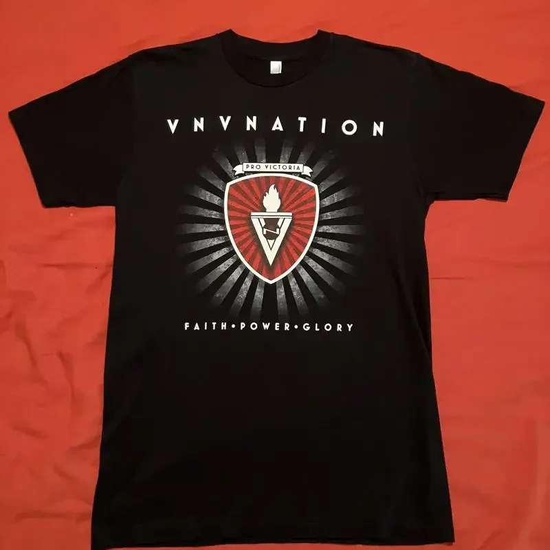 VNV Nation Of Faith Power And Glory Tour 2009 T-shirt taille moyenne