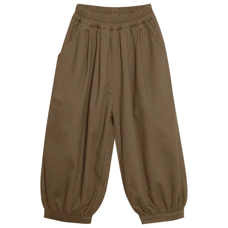 Spring Fall Boys\' pants Korean style Kids loose Lantern pants Children\'s cotton casual Trousers 2-7Y