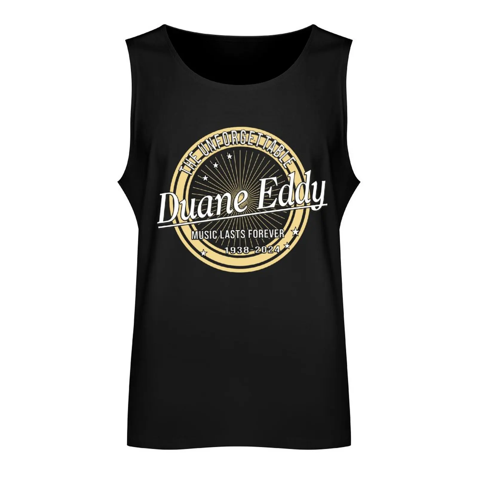 Duane Eddy 1938 2024 Music D36 Tank Top men gym clothing mens clothing Men's fitness t-shirt Vest male