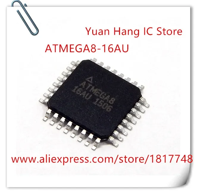 10pcs/lot ATMEGA8-16AU ATMEGA8 ATMEL TQFP-32 New original