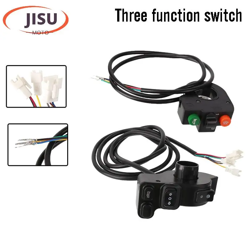

Horn flash switch 7/8 "motorcycle handle ignition switch off horn headlight turn signal