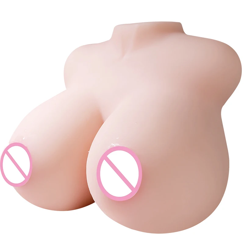 3.7kg Soft Artificial Breast for Adult Silicone Big Boobs Male Masturbator Realistic Vagina Sex Products