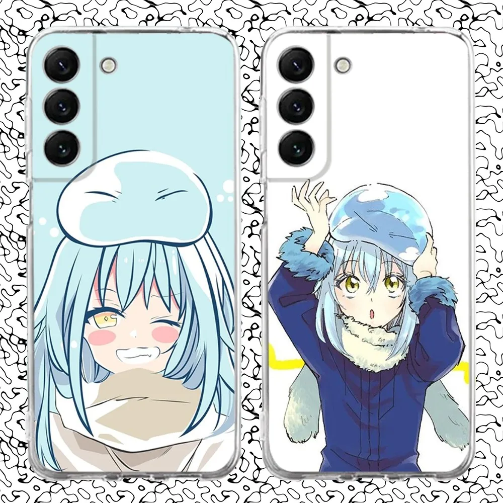 Cute Rimuru Tempest Phone Case Silicone For Samsung S30,S23,21,22,20 Ultra,S20 FE lite,S10,9,PIus Note20ultra Cover Clear