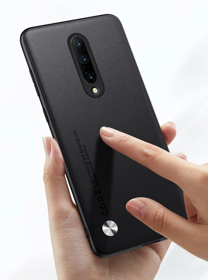 Luxus PU Leder Fall Für OnePlus 7 8 7T Pro Zurück Abdeckung Silikon Schutz Telefon Fall Für OnePlus 8 7 pro One Plus 7T Coque – Detail 4
