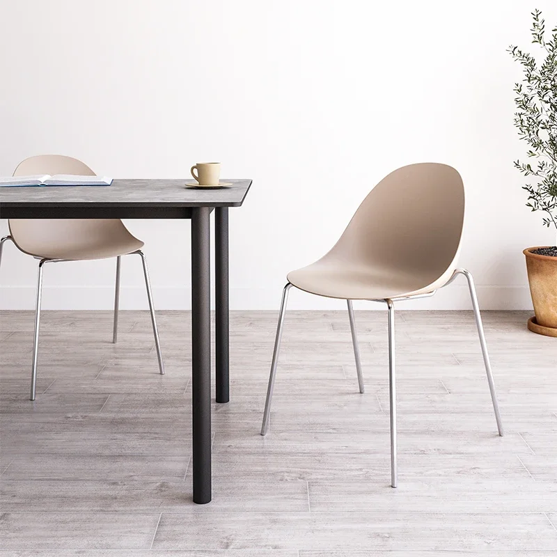 Office Backrest Dressing Deck Stainless Chair Game Lazy Nordic Furniture Minimalist Chair Makeup Mecedora Balcony Furniture